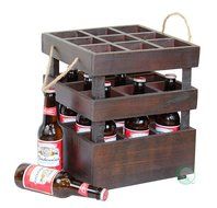 Vintiquewise(TM) Antique Style Stackable Wooden Beer Crates N2