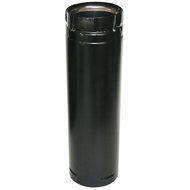 Duravent 3" x 36" Stainless Black Straight Pipe