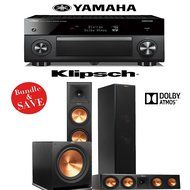 Klipsch RP-280FA 3.1 Dolby Atmos Home Theater System with Yamaha RX-A3060BL 11.2-Ch Network A/V Receiver