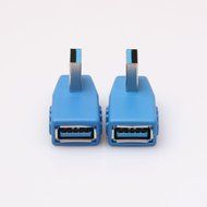 Sizet Vertical Right Angled USB 3.0 Male to Female 90&iexcl;&atilde; Adapter Coupler Connector Plug Left Angle and Right Angle...