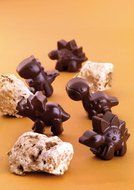 Wocuz Animal Album Shaped Chocolate Candy Making Supplies Molds Fondant Making Pan Supplies Food-grade Silicone... N6