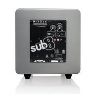 Kanto sub8 Powered Subwoofer &ndash; 8&rdquo; Paper Cone Driver &mdash; Powerful Bass Extension &ndash; Gloss Black N3