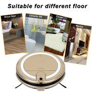 JISIWEI Vacuum Cleaning Robot i3 with Built-in HD Camera APP Remote Control for Android and iOS Smartphone (Golden) N3
