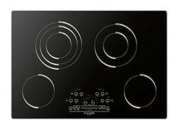 Fulgor Milano F6RT30S1 600 Series Electric Radiant Cooktop with Aluminum Frame, 30", Black