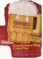 Wilton Cake Pan: Good Cheer Mug/Beer Mug (502-3965, 1984) N2