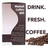 Manual Coffee Grinder - Premium Heavy Duty for Precision Grind - Brushed Stainless Steel - Hand Crank Conical... N9