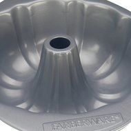 Farberware Nonstick Bakeware 10-Inch Fluted Mold, Gray