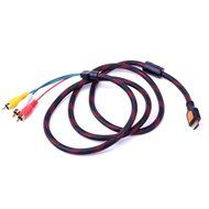 5 Feet 1.5m Hdmi Male to 3rca 3 RCA RGB Video Audio Av Cable N11