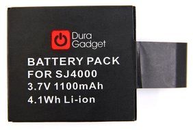 DURAGADGET Exclusive SJCAM Action Camera Battery - 1x Rechargeable 3.3Wh Li-ion Battery (900mAH, 3.7V) for the... N6
