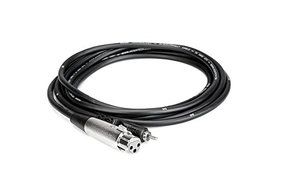 Hosa XRF-110 XLR3F to RCA Unbalanced Interconnect Cable, 10 feet