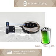 Anself JISIWEI Intelligent Automatic Vacuum Cleaner Robot with 1080p Camera WiFi Infrared/APP Remote Control
