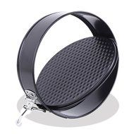 Gabkey 7 inch circular Springform interlocking and leak-proof seal carbon Cake Pan N7