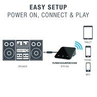 Mediabridge Bluetooth Receiver - Wireless Audio Adapter - Bluetooth 4.1 [Latest Version] - (Part# BTR1NA) N6