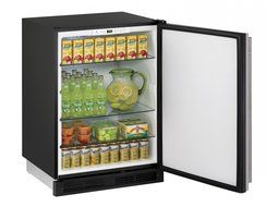 U-Line U1224RINT00A Compact Refrigerator, 5.2 cu. ft., Stainless Steel