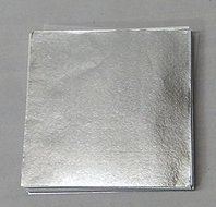 500 3&quot; x 3&quot; Silver Confectionery Foil Wrappers Candy Wrappers Candy Making Supplies