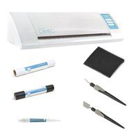Silhouette Cameo Electronic Cutting Machine with Removable Vinyl Bundle and Deluxe Tool Set