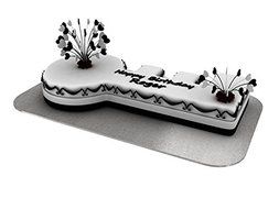 Euro Tins Novelty cake pans Key cake pan birthday party lock key cake tin 35cm N3