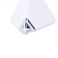 A-szcxtop LED 7 Color Changing Triangle Pyramid Digital Music Alarm Clock N5