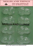 Molds and Things FROG Chocolate Candy Mold and &copy; Molding Instruction -Set of 3