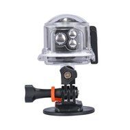 AMKOV AMK-100S 360 Degree All View 220 Fisheye Camera WiFi 1440P@30FPS Action Camera