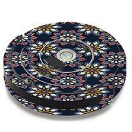 Skin Decal Vinyl Wrap For IRobot Roomba 650 655 Vacuum / Retro Flowers Pattern