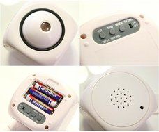 Surborder Shop LED Projection Digital Alarm Clock White