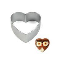 HSE 3 pcs Christmas Kitchen Tools Aluminium Loving Heart Shaped Alloy Pastry Biscuit Cookie Cutter Baking Mould