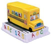 Sesame Street School Bus Cake Kit