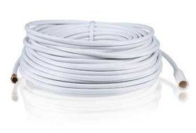 RadioShack&reg; 100-Ft. Outdoor QuadShield Coax Cable (White)