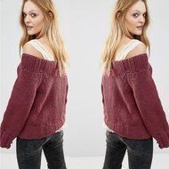 Knitwear,Laimeng Women Knitting O-Collar Long Sleeve Knitted Pullover Loose Sweater Jumper Tops Knitwear Plus... N5