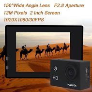 Matego 1080P HD Action Camera 30 Meters Underwater Video DVR Camera with 2 Inch Screen 150 Degree Wide-angle Lens... N4