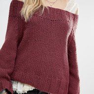 Knitwear,Laimeng Women Knitting O-Collar Long Sleeve Knitted Pullover Loose Sweater Jumper Tops Knitwear Plus... N6