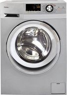 Haier 24-Inch Wide Front Load Washer And Dryer Combination, Silver | HLC1700AXS