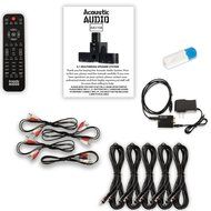 Acoustic Audio AA5104 Home 5.1 Speaker System with USB Bluetooth Optical Input and 5 Ext. Cables N2