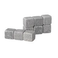 TecGeo(TM) 9pcs/pack Bottle Whisky Ice Stones Drinks Cooler Cubes Beer Rocks Granite vinho Pouch Wine Accessories... N5