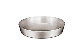 Paderno World Cuisine 16940-32 Aluminum Plain Cake Pan, Small, Gray