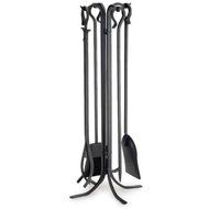 Forged Hearth 5 Piece Iron Fireplace Tool Set
