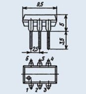 Optocouplers AOT161A USSR 4 pcs