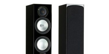 Monitor Audio - Silver RX-6 2 1/2-Way Floorstanding Speaker - Each - Black Gloss N2