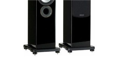 Monitor Audio - Silver RX-6 2 1/2-Way Floorstanding Speaker - Each - Black Gloss N3
