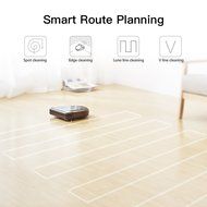 Dibea D900 Rover Robotic Vacuum Cleaner with Wet &amp; Dry Mop for Pet Hair Self Charging, Titanium Brown N3