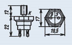 Transistor Silicon KT704V analogue 2N3583 USSR 2 pcs N2