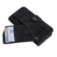 iPhone 7 Case (4.7 inch) - Slim Fit Wallet Counterfeit Cashmere Leather Extra ID/Credit Card Holders with Snap... N4