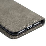 iPhone 7 Case (4.7 inch) - Slim Fit Wallet Counterfeit Cashmere Leather Extra ID/Credit Card Holders with Snap... N5