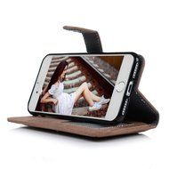 iPhone 7 Case (4.7 inch) - Slim Fit Wallet Counterfeit Cashmere Leather Extra ID/Credit Card Holders with Snap... N8