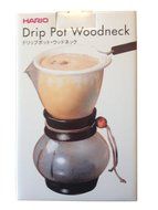 Hario Kettle, Drip Pot Woodneck and Coffee Mill - 3 Products Together N3