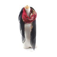 Banggood Tulip Flower + Butterfly Print Women Fashion Scarf Soft Lightweight Shawl