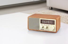 Sangean All in One AM/FM Radio with Large Easy to Read Backlit LCD Display