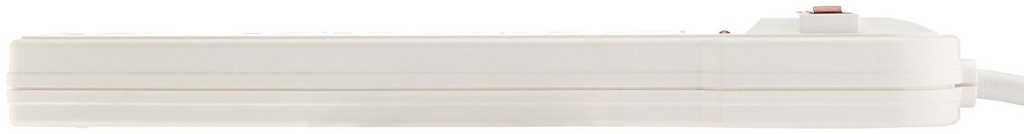 AmazonBasics 6-Outlet Surge Protector Power Strip, 790 Joule - White N3