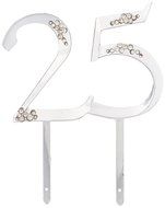 Wilton Silver 25th Anniversary Pick
